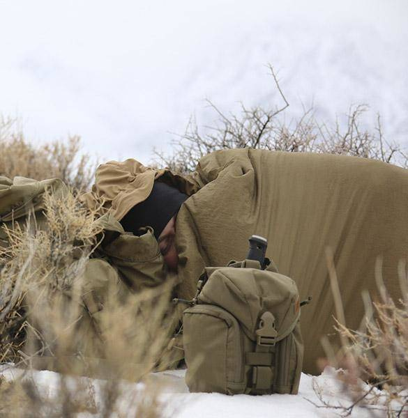 PONCHO MULTIFUNCTIONAL - SWAGMAN ROLL - Helikon-Tex - GRI FUMURIU