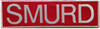Emblema SMURD spate (mesaj personalizat)