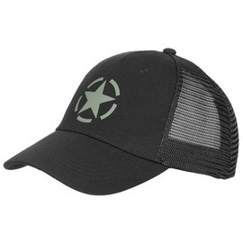 TRUCKER CAP - SIZE-ADJUSTABLE - MFH® - BLACK