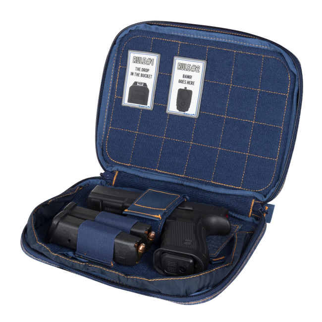 SINGLE PISTOL WALLET® - NYLON - Helikon-Tex® - BLUE MELANGE