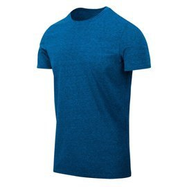 SLIM T-SHIRT - BLUE MELANGE - HELIKON