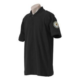Tricou polo negru cu insemn, emblema si epoleti pentru PENITENCIAR ANP