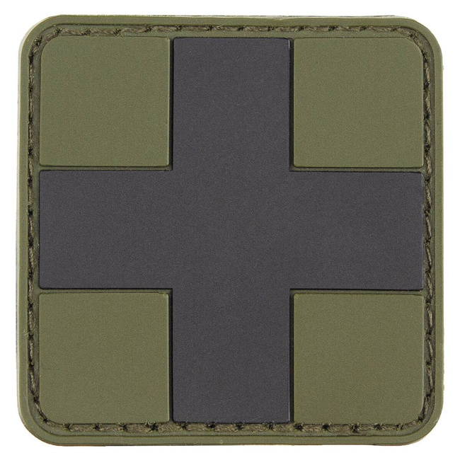PATCH EMBLEMA ''PRIM-AJUTOR'' 3D - VERDE OD / NEAGRA - MFH