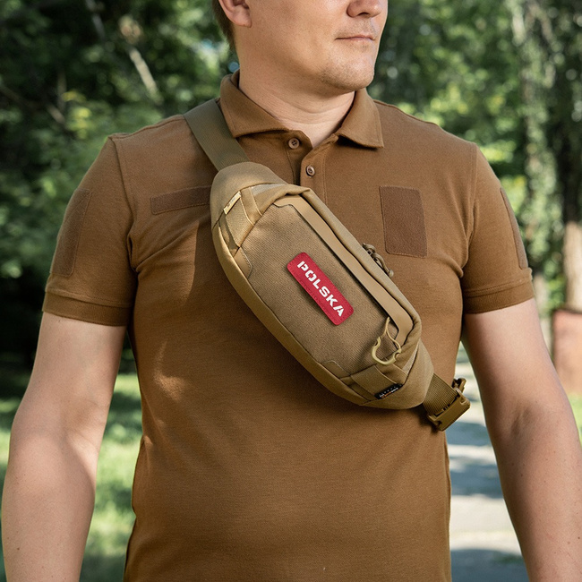 PATCH POLSKA 25 x 80 MM LASER CUT - RED/WHITE - M-TAC