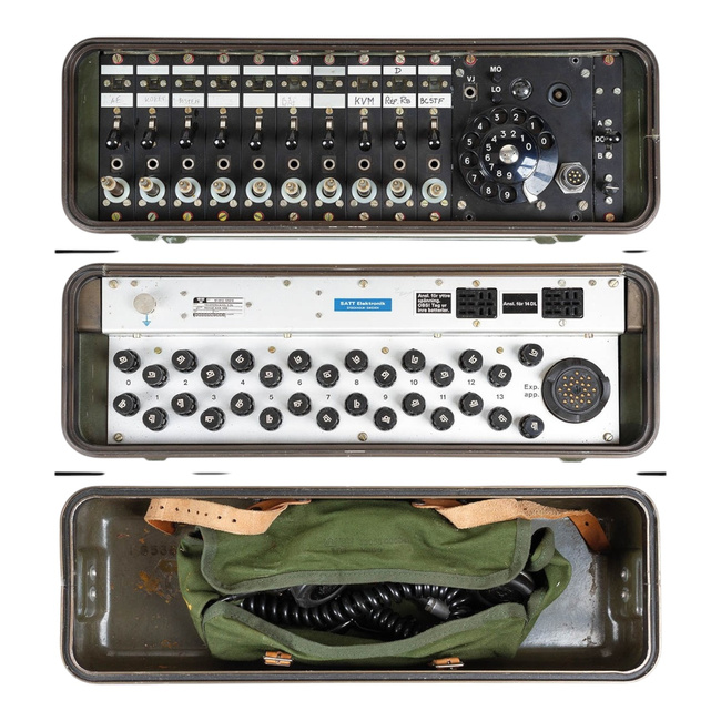 Panou Telefonic Satt Electronic - 5DL - Satt Elektronik - Surplus Militar Armata Germana - Uzat/Netestat 