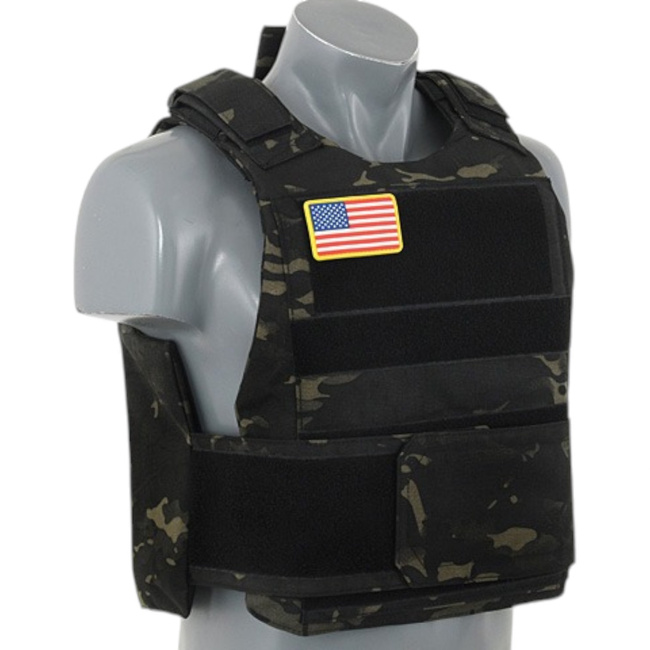 Vesta tactica standard cu insertii balistice soft dummy - Delta Soft Body Armor - MB Camo - 8FIELDS