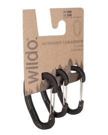 Black accessory carabiner set wildo