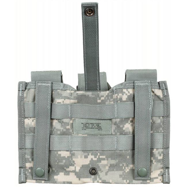 POUCH TRIPLU CU SISTEM MOLLE PENTRU ÎNCĂRCĂTOARE - M4 - AT-DIGITAL - SURPLUS MILITAR AMERICAN - UZAT