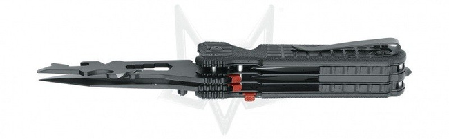 Cutit Fox M.P.S.K. Multi Purpose Survival Knife - Survival Rescue negru