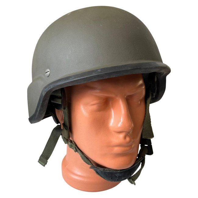 Casca de protectie balistica din Kevlar - Surplus Militar Fortele Armate Romane - Verde OD - Ca noua