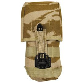 GB Ammo Pouch, SA 80, MOLLE, DPM desert, used