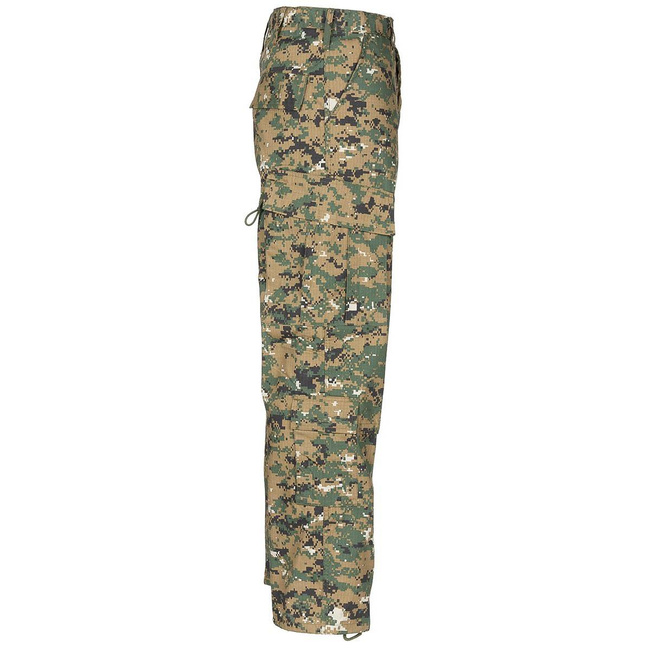 PANTALONI TACTICI AMERICANI - RIP-STOP - MFH® - DIGITAL WOODLAND