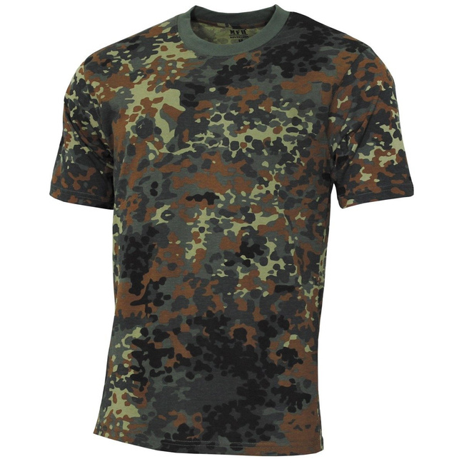 COTTON T-SHIRT - STREETSTYLE -  AMERICAN ARMY STYLE - MFH - BW CAMOUFLAGE