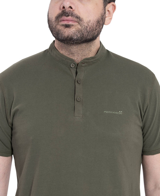TRICOU - "LEVANTES HENLEY" - PENTAGON® - VERDE CAMO