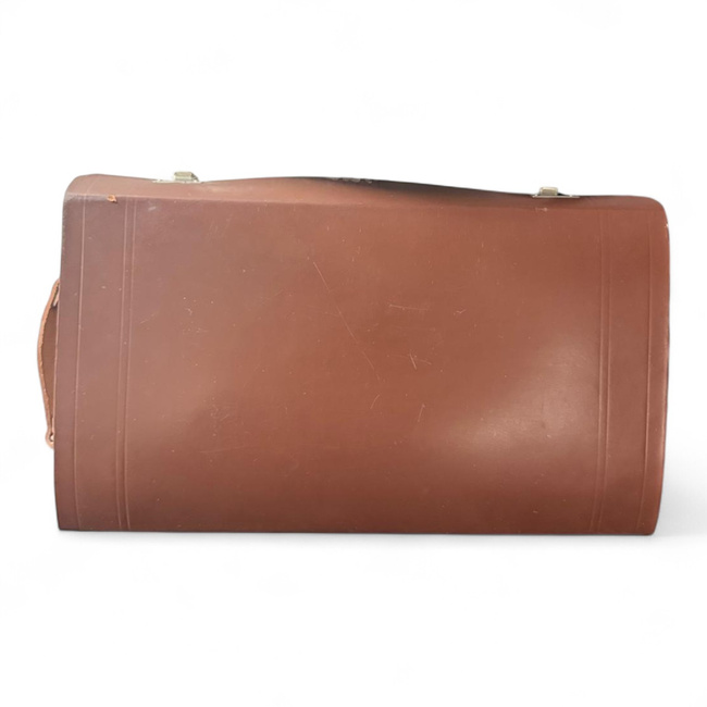 Geanta pentru documente din piele - Surplus Militar Armata Romana - Maro - In Stare Buna