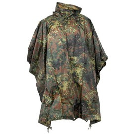 RIP-STOP PONCHO, RAINCOAT - 144 x 223 CM - MFH® - BW CAMOUFLAGE