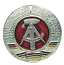 East Silver Gold Metal Cockade