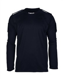 Tricou cu maneca lunga Pompieri albastru inchis cu epoleti si inscriptie