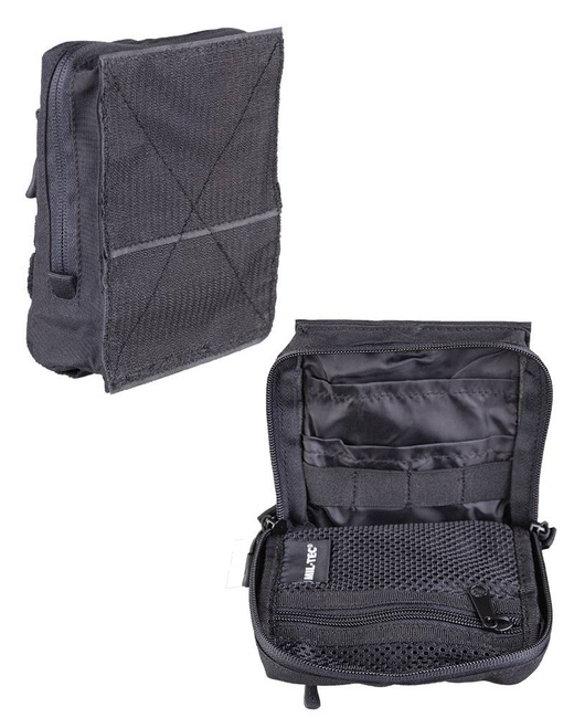 MULTI-PURPOSE POUCH WITH HOOK N LOOP BACKSIDE - Mil-Tec® - BLACK