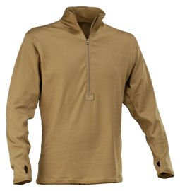 BLUZA TERMICA NIVEL 2 - CU MANECA LUNGA - DEFCON 5 - COYOTE TAN