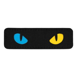 PATCH CAT EYES LASER CUT - BLACK/YELLOW/BLUE - M-TAC