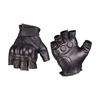 MANUSI TACTICE FARA DEGETE - PIELE - NEAGRE - MIL-TEC