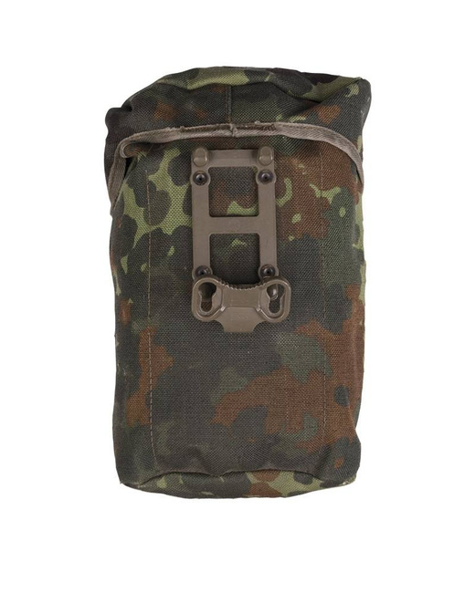 CANTEEN POUCH FOR HARNESS - MILITARY SURPLUS GERMAN ARMY - USED