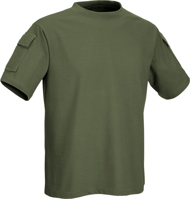 TACTICAL T-SHIRT WITH POCKETS - DEFCON 5® - OD GREEN