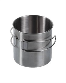CANA DIN OTEL INOXIDABIL CU MANER PLIABIL - Mil-Tec - 800 ML