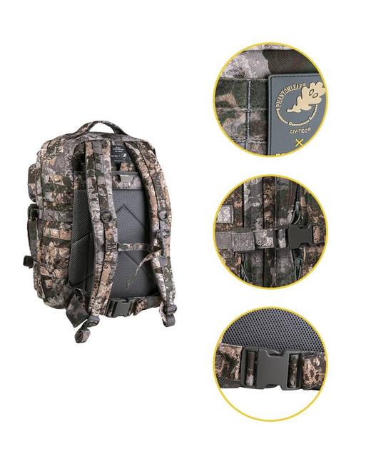 RUCSAC AMERICAN MARE ASSAULT MOLLE 36L, PHANTOMLEAF WASP I Z1B - MIL-TEC