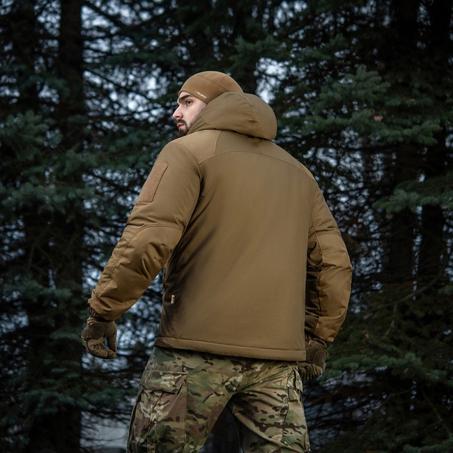 Winter Jacket for Temperatures Down to -20 Degrees Celsius - Alpha Gen.III Pro Primaloft - Coyote - M-Tac