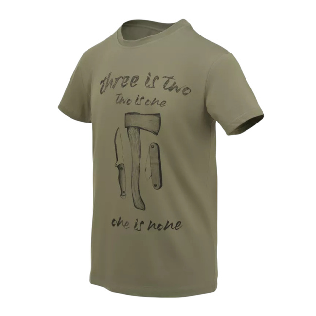 TRICOU ICONIC - ONE IS NONE - VERDE OLIVE - HELIKON-TEX