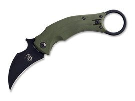 Cutit de buzunar Black Bird Green   -Fox Knives