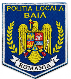 Emblema brodata Politia Locala 6, cu aplicare prin coasere