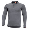 LONG SLEEVE SHIRT - ROMEO HENLEY - PENTAGON - WOLF GREY
