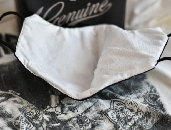 Masca reutilizabila textil Urban Gear cu strat filtrant integrat - Lecter Tactical - Albastru Inchis