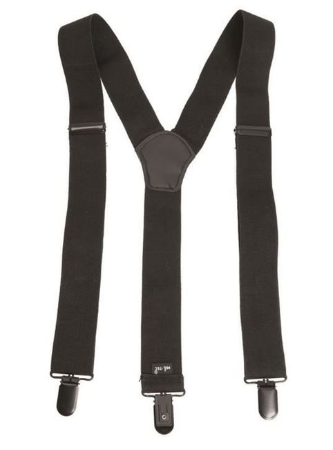 Black SUSPENDERS WITH CLIP