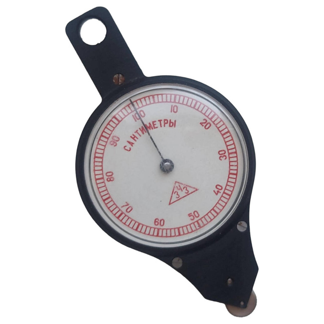 CURBIMETRU MILITAR VINTAGE (OPISOMETRU) ZCHZ - SURPLUS MILITAR ARMATA SOVIETICA - ANII ‘70 - CA NOU