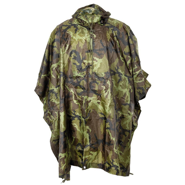 RIP-STOP PONCHO, RAINCOAT - 144 x 223 CM - MFH® - CZECH CAMOUFLAGE M95