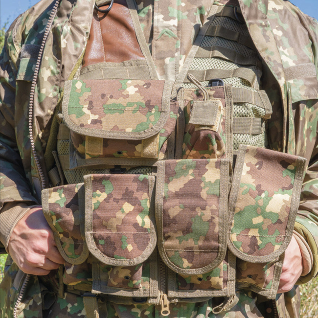 VESTA TACTICA CU BUZUNARE MODULARE - MOLLE - SURPLUS MILITAR ARMATA ROMANA - CAMUFLAJ M2017 - CA NOUA