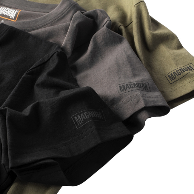 MAGNUM BASIC T-SHIRT 3-PACK - OLIVINE/FORGED IRON/BLACK