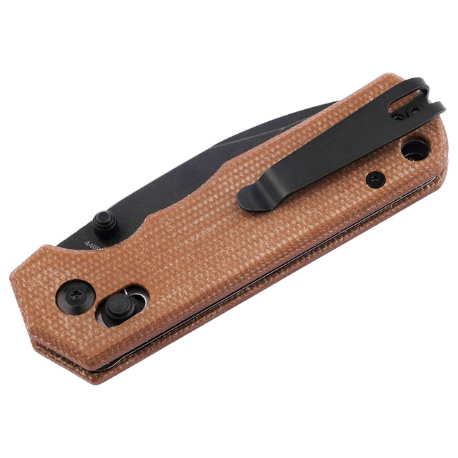 CUTIT DE BUZUNAR "Magnum Rockstub Brown Micarta" - MAGNUM BY BOKER