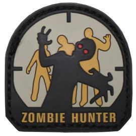 Patch, emblema "Zombie Hunter", 3 D