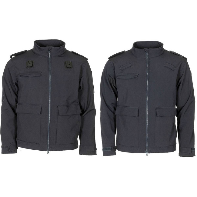 JACHETA  SOFT SHELL GB - "POLICE" - ANTIVANT - ALBASTRU - CA NOU
