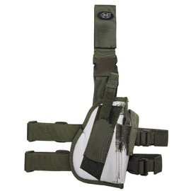 HOLSTER, TOC TACTIC PENTRU PICIORUL DREPT - MFH® - CAMUFLAJ DE IARNĂ BUNDESWEHR