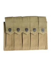 POUCH CU 5 ELEMENTE PENTRU ÎNCĂRCĂTOARE - THOMPSON - SURPLUS MILITAR AMERICAN - CA NOU