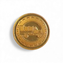 Rank Insignia - Motor Transport - Hungarian Army Military Surplus - Gold - Like New