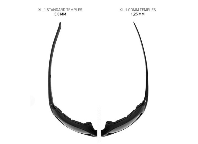 OCHELARI CU LENTILE INTERSCHIMBABILE FUMURII/TRANSPARENTE - XL-1 ADVANCED COMM 2.5 - WILEYX®