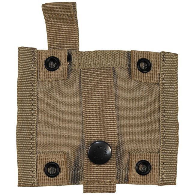 GB Antenna pouch, "MOLLE", khaki, like new 9x10 cm