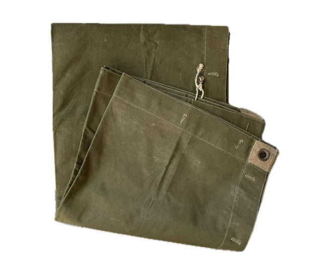 Foaie de cort militar, oliv, 1.80x1.80m, Surplus Armata Română - Uzata